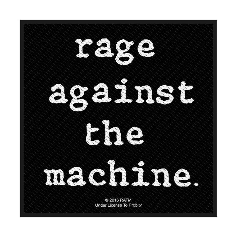 Rage Against The Machine - Logo Patch - Zwart